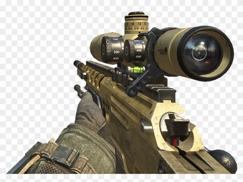 Sniper Call Of Duty Png - Black Ops 2 Sniper Png Clipart #323203