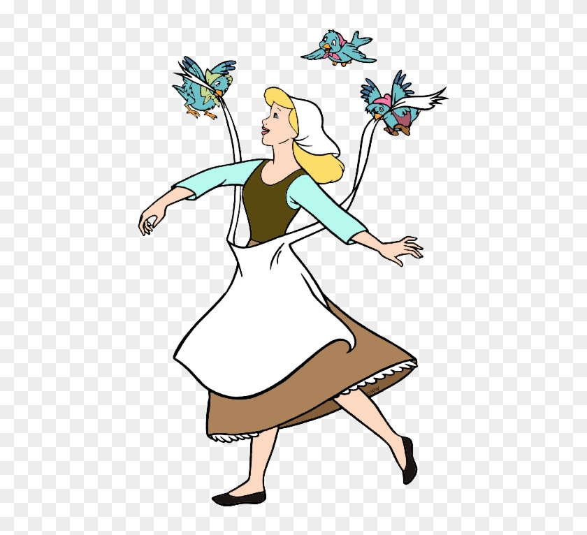 Cinderella Birds Png - Cinderella And The Birds Clipart #323222