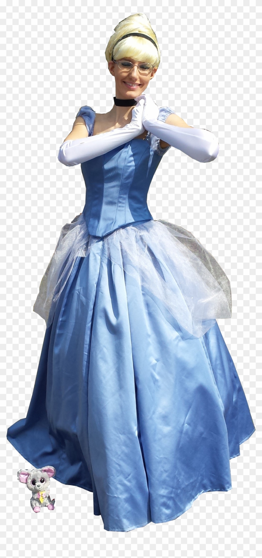 2017 Time Travel Costumes Cinderella Gown Dress Costume - Cosplay Princess Png Clipart