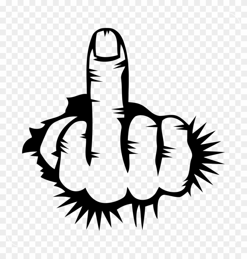 Banner Transparent Huge Freebie Download For - Middle Finger Clip Art Svg - Png Download #323450