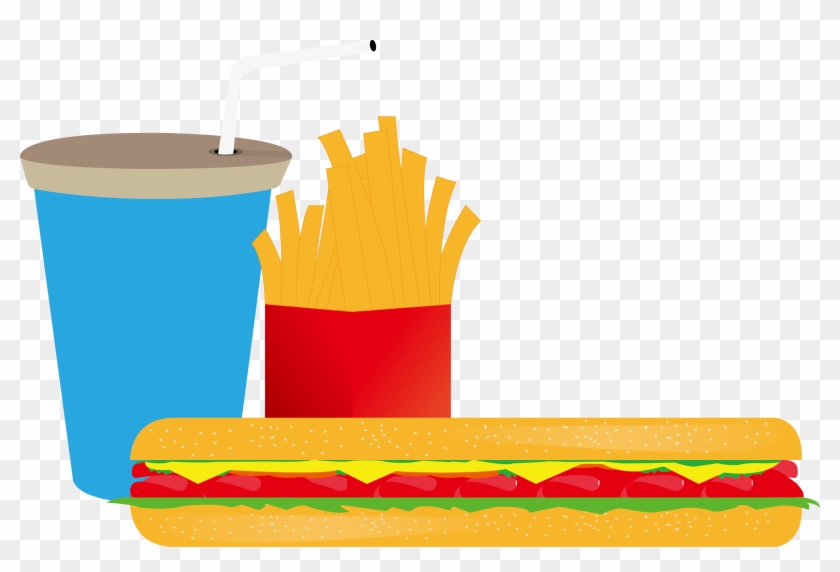 Hot Dog Coca-cola French Fries Clipart #323479