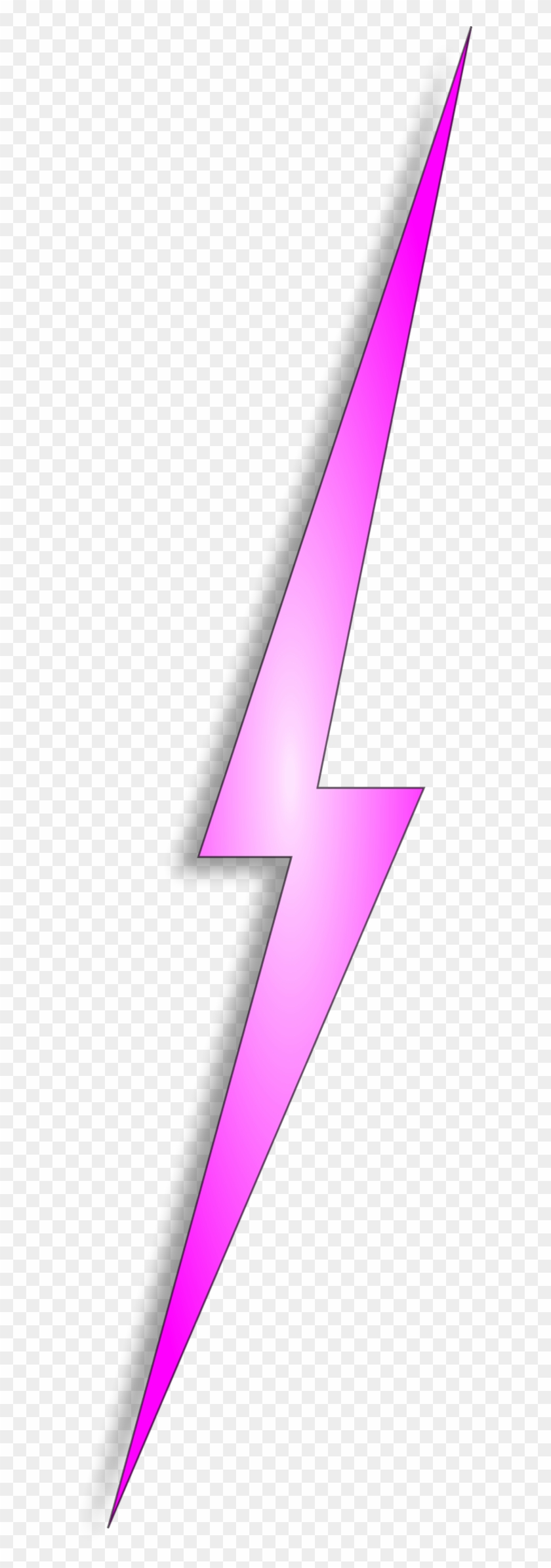 Lightning Bolt Pink - Blue Lightning Bolt Clipart - Png Download