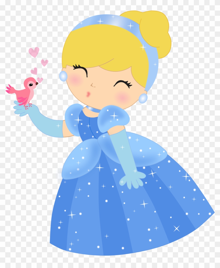 Princesas Disney Cute - Princesa Cinderela Cute Png Clipart #323637