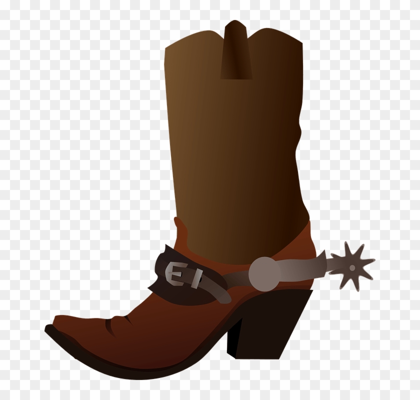 Cowboy Boot Shoe - Cowboy Boot Clipart Png Transparent Png #324122