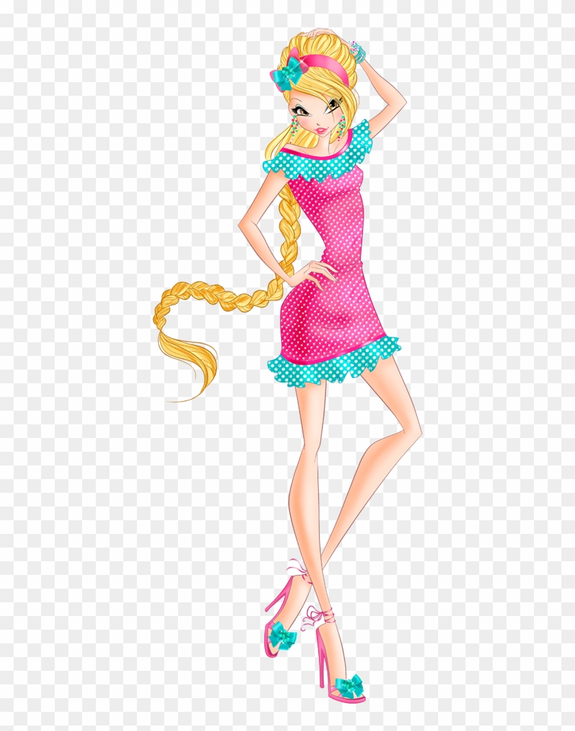 World Of Winx Chef Chic Stella Strawberry Outfit Png - World Of Winx Stella Outfits Clipart
