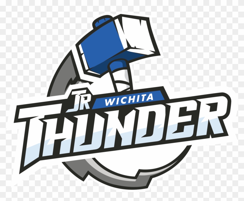 2016 Jr Thunder Vector With Outline - Wichita Thunder Logo Clipart #324196
