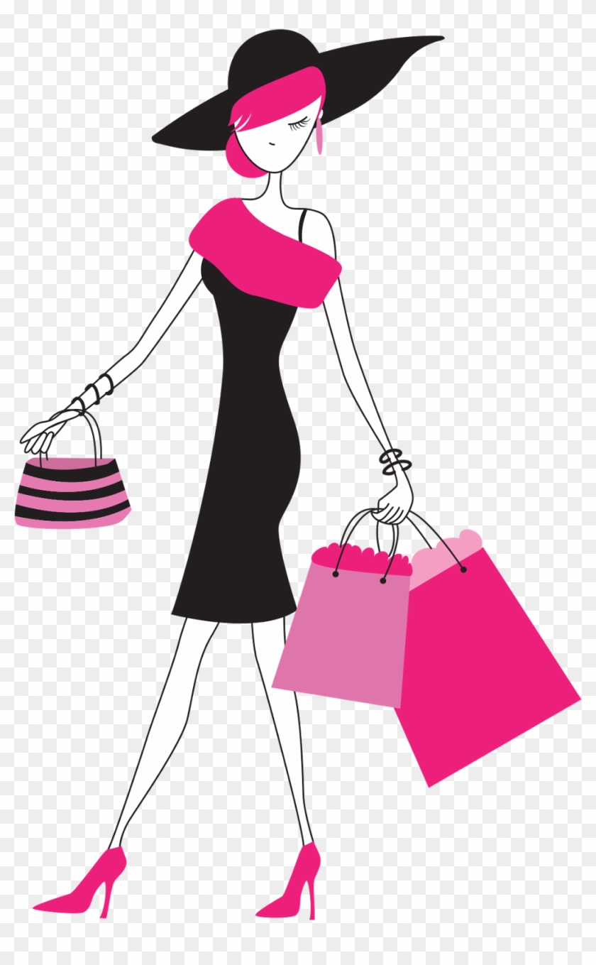 Fashion Shopping Clipart Png - Paris Fashion Clipart Transparent Png