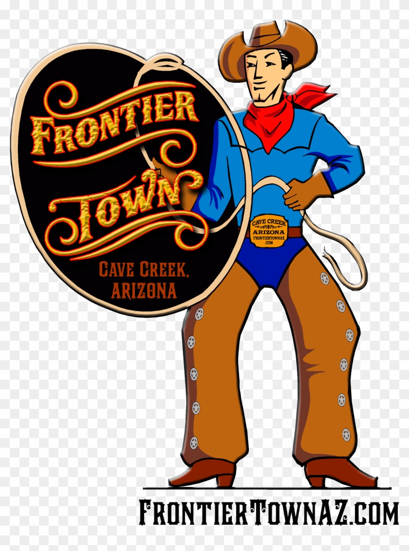 Frontier Town Cowboy - Cartoon Clipart