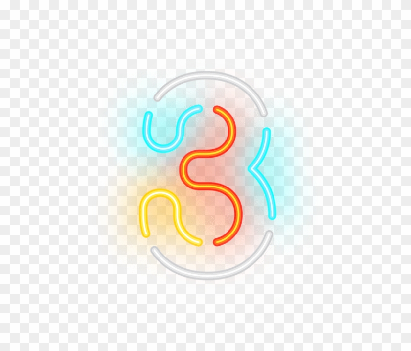Free Png Download Number Three Neon Transparent Clipart - Neon .png #324377