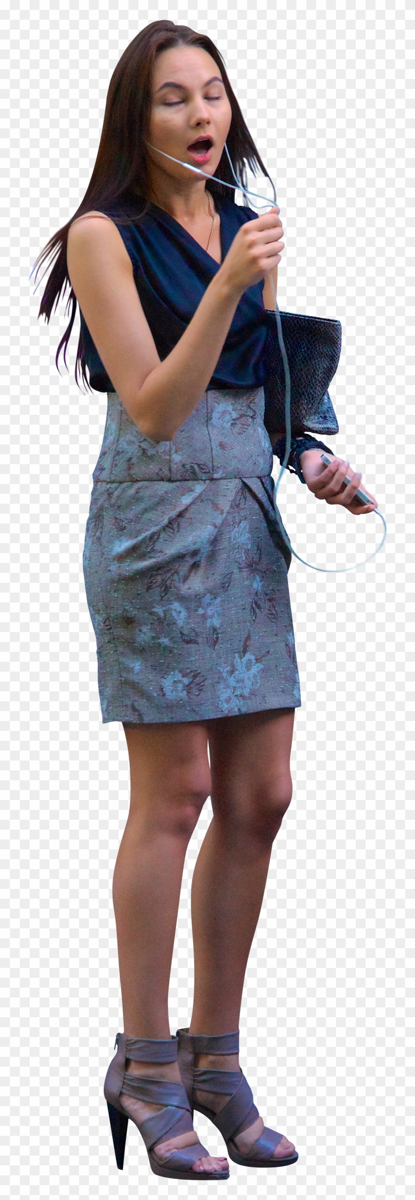 Pin By Kelsey Kaiser On Renders - Woman Talking On Phone Png Clipart