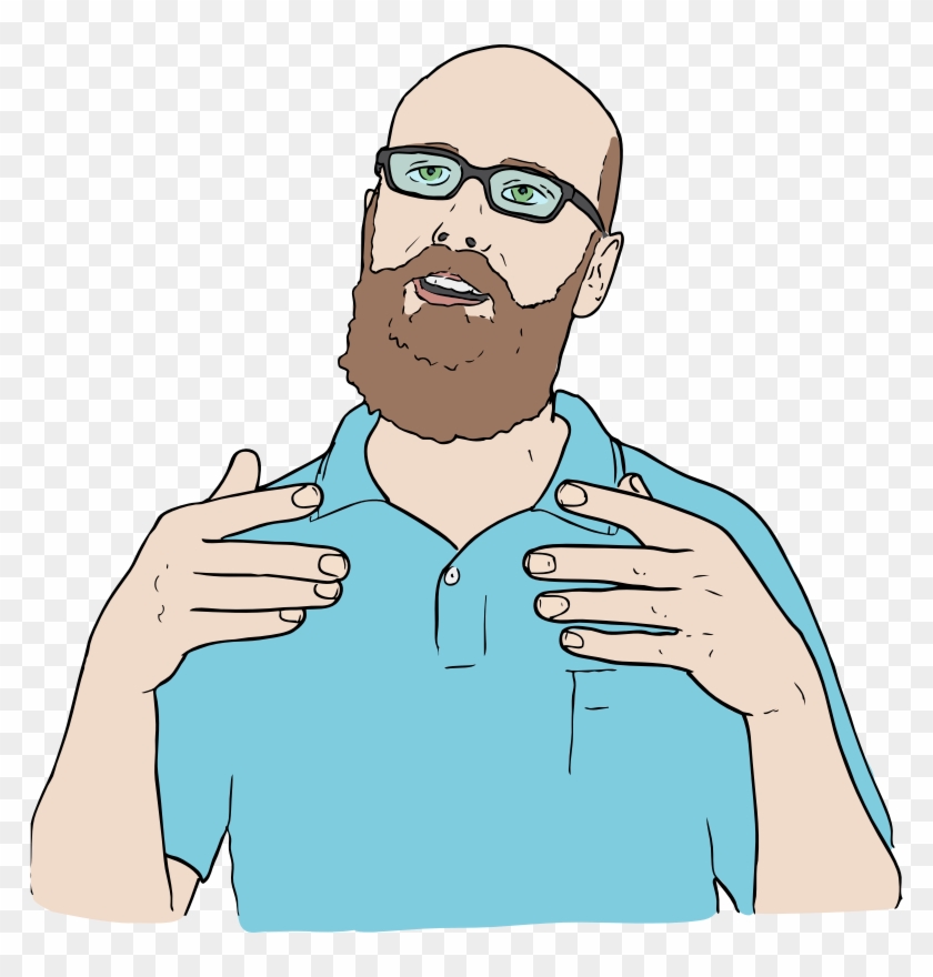 Medium Image - Clipart Man Talking - Png Download