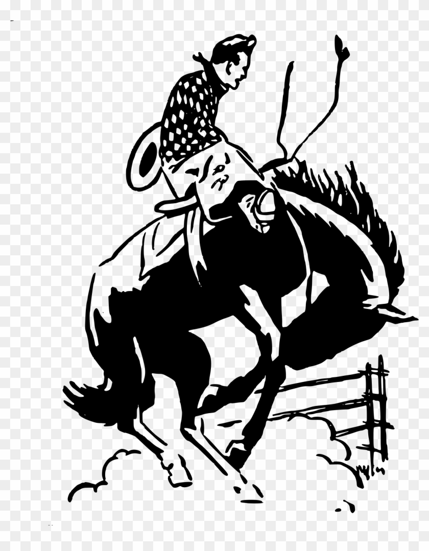 Cowboy Rodeo Clipart - Western Birthday Invitations Template - Png Download