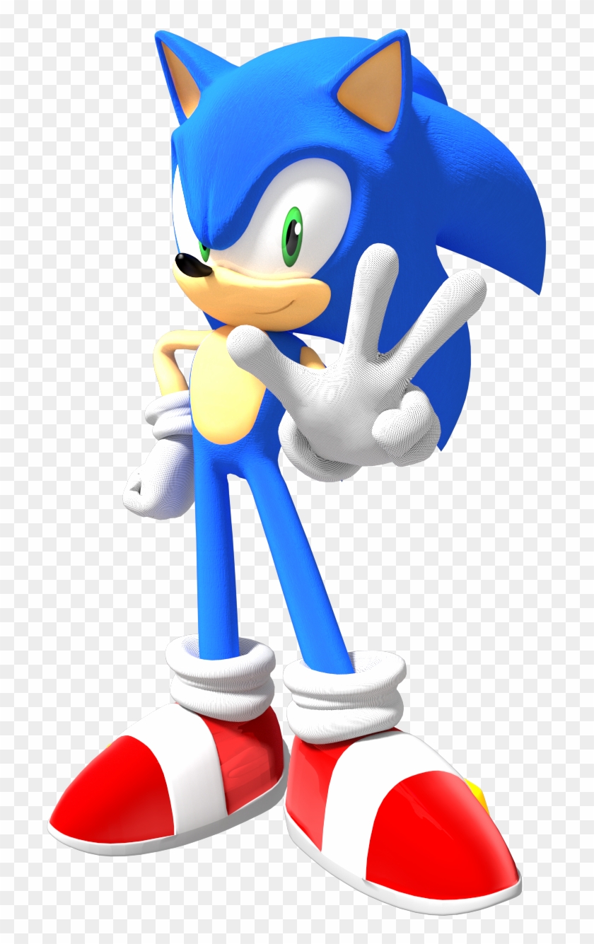 Classic Sonic The Hedgehog Png - Sonic The Hedgehog Pose Clipart #324710