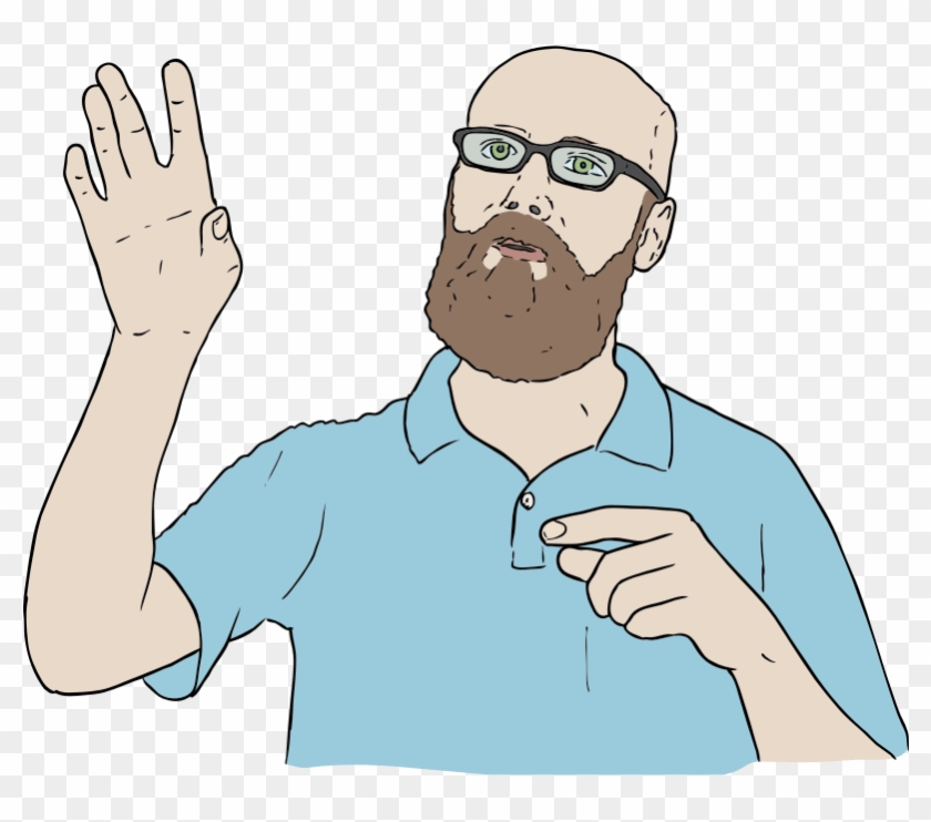 Cartoon People Talking Clip Art - Man Talking Clipart - Png Download