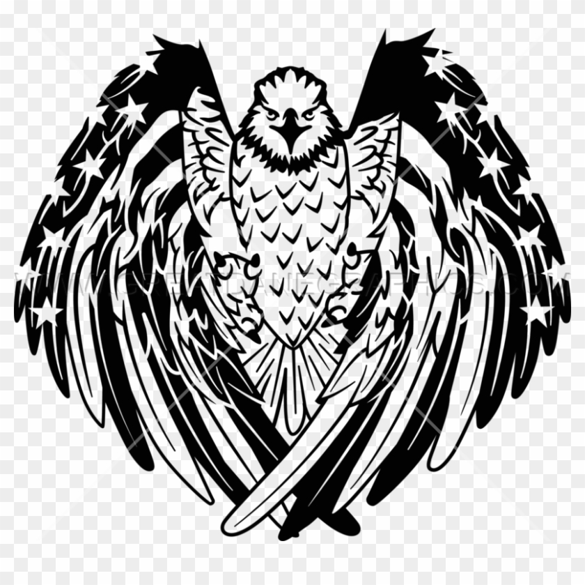 825 X 759 6 - Black And White Eagle Drawings Clipart #324972