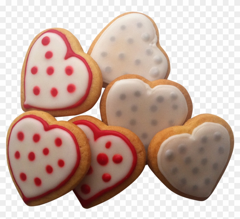 Heart Shaped Brown Cookies Png Image - Birthday Wishes For Queen Clipart #325014