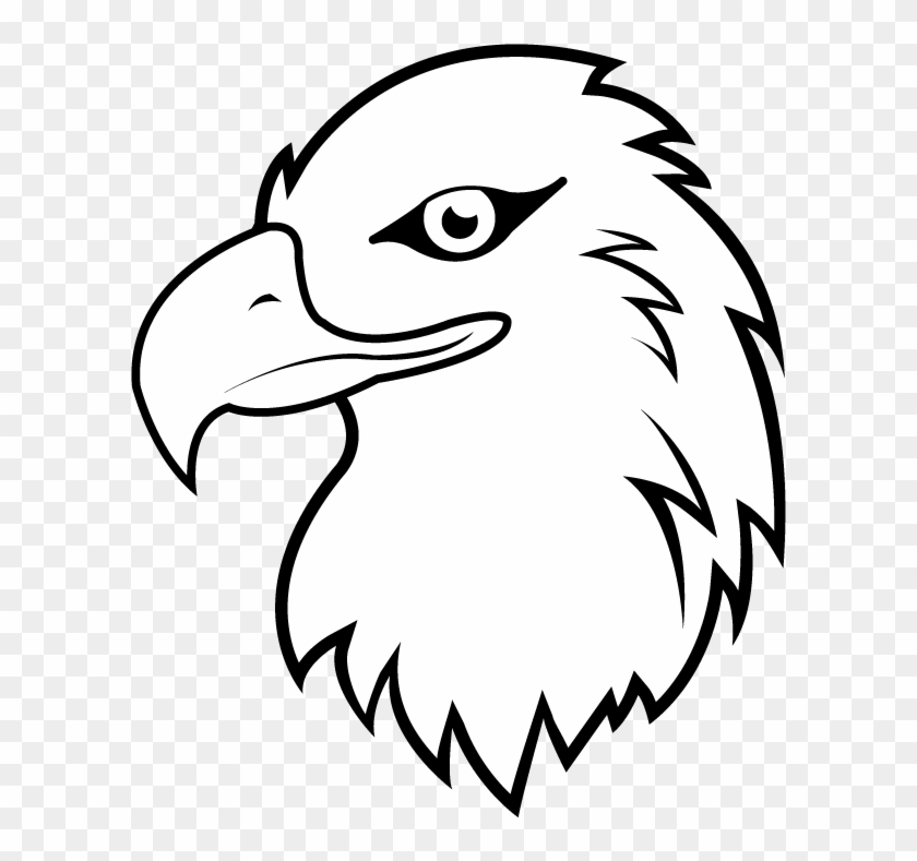 Bald Eagle Clip Art - Eagle Bird Clipart Black And White - Png Download #325144