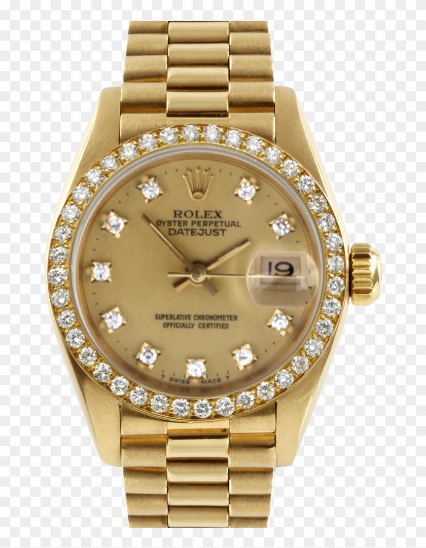 Rolex Watch Png Image - Rolex Women Gold Watch Clipart