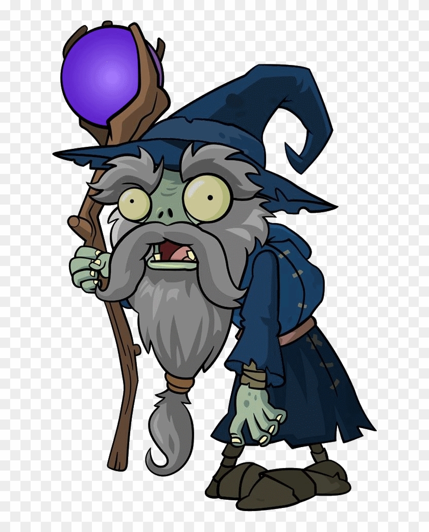 Dark Wizard Png - Personajes De Plants Vs Zombies 2 Zombie Clipart #325581