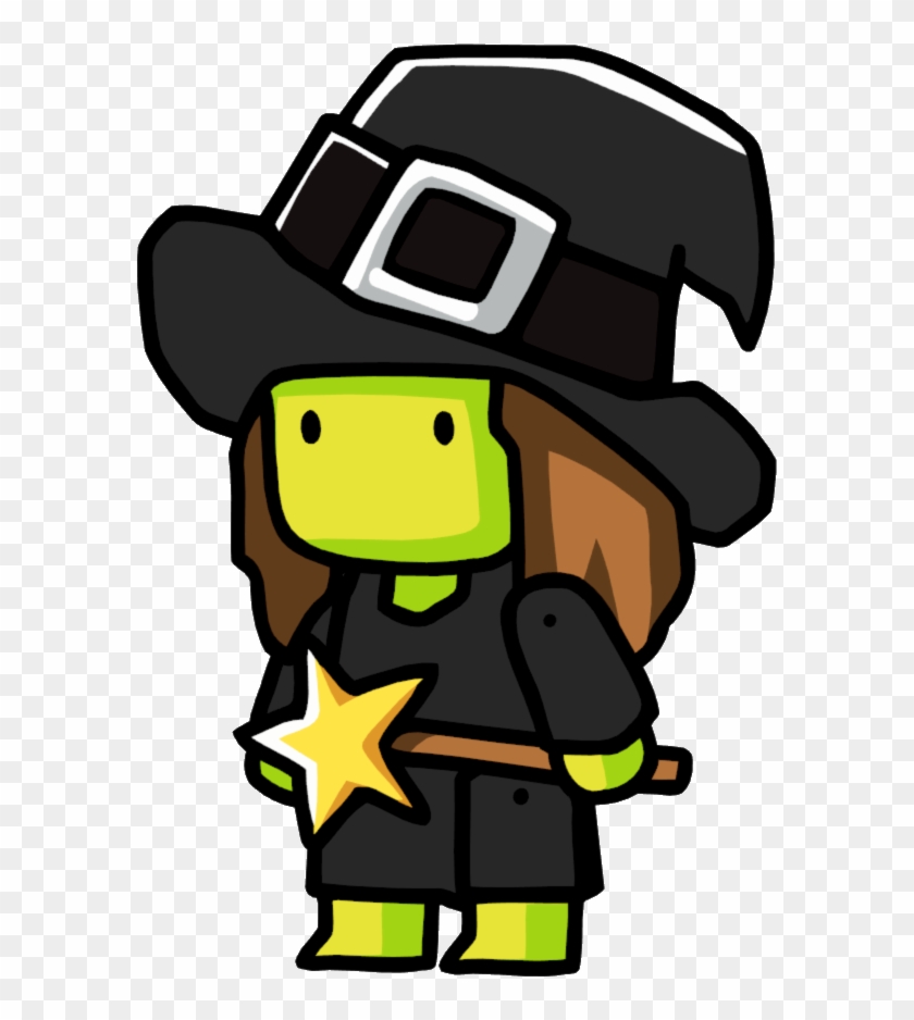 Wizard Clipart Female Wizard - Scribblenauts Witch - Png Download #326129