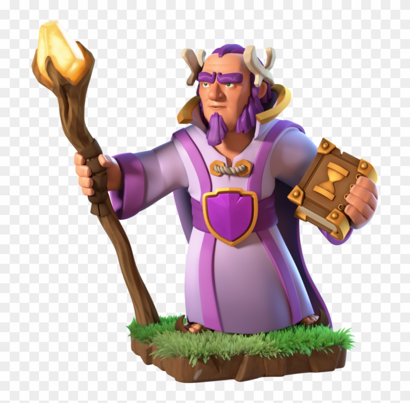 Clash Of Clans Clipart Wizard - Grand Gardien Clash Of Clan Png Transparent Png