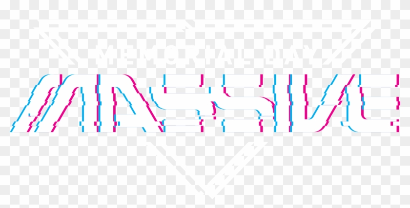 Memorial Day Massive Block Party - Graphic Design Clipart