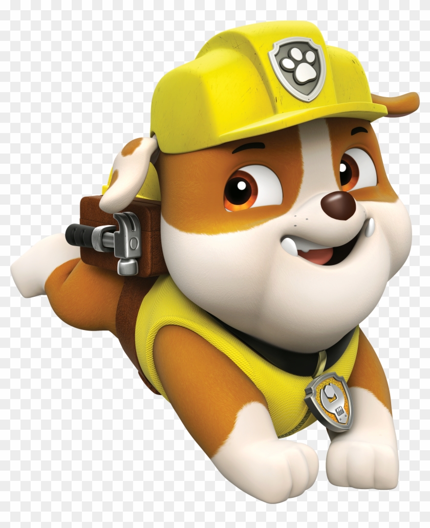 Rubble Paw Patrol Happy Birthday Clipart