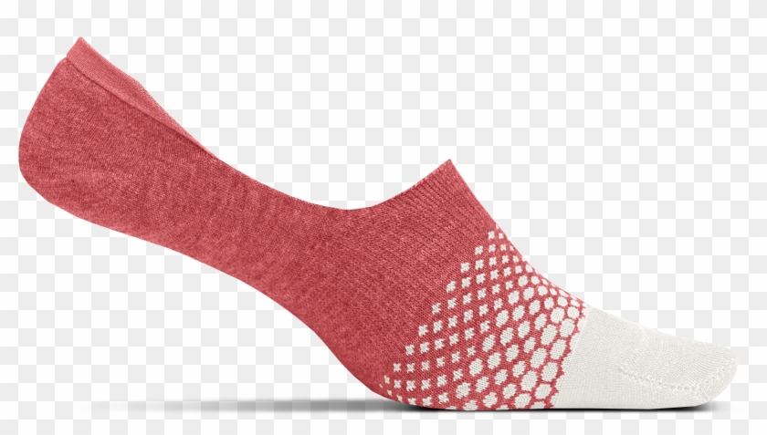 Women's Hidden Ombre Coral - Sock Clipart