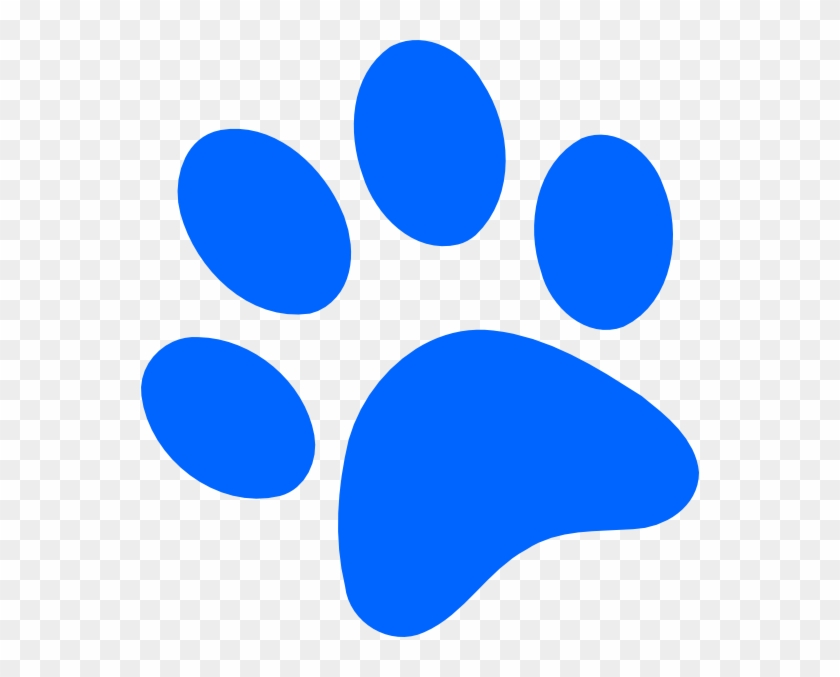 Png Free Download Bobcat Prints Blue Tiger Library - Blues Paw Print Clipart
