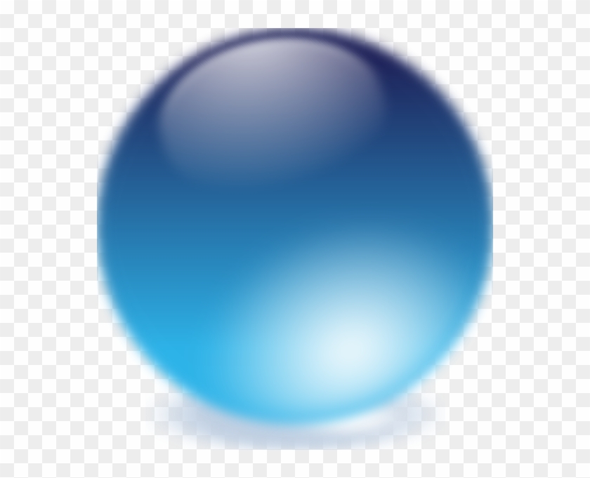 John Dee - Blue Glass Ball Png Clipart