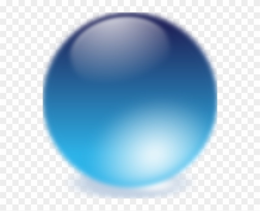 John Dee - Blue Glass Ball Png Clipart #326945