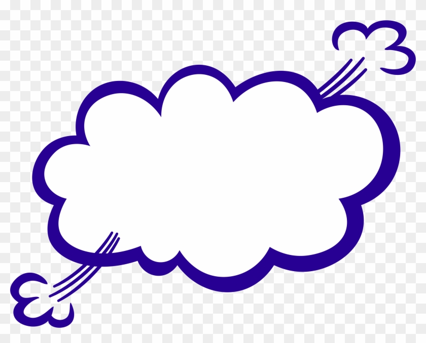 Indıgo Empty Comic Bubbles Rain Clipart Png Image Download Transparent Png #327083