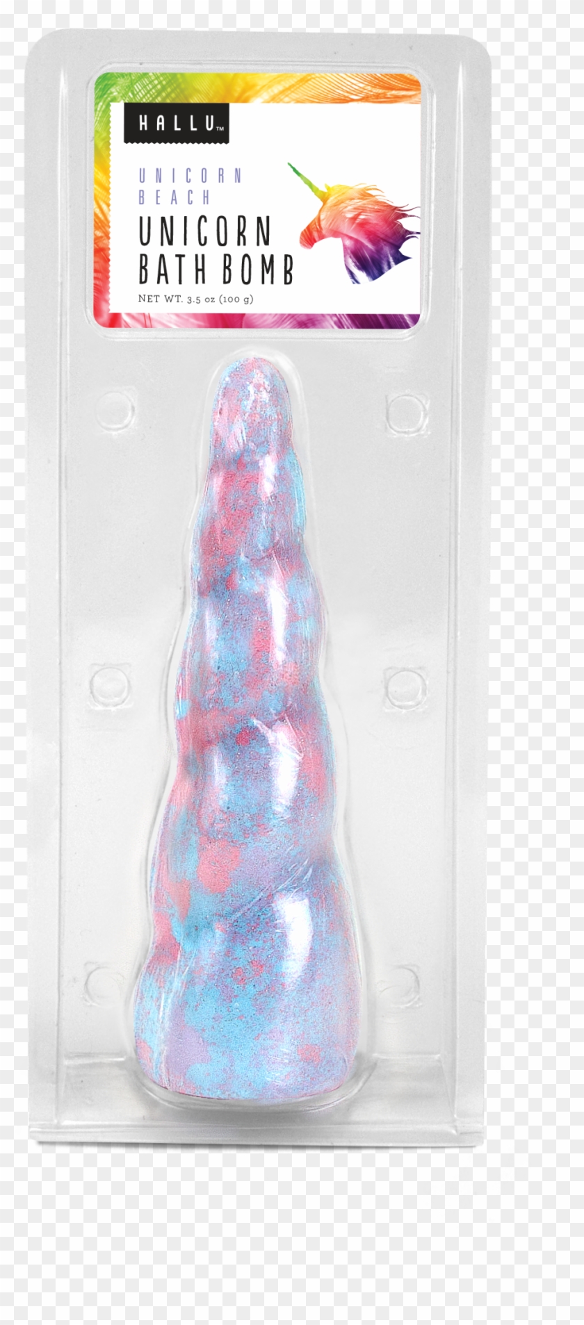 Hallu Unicorn Horn Bath Bomb, Red & Blue, Unicorn Beach - Fish Clipart