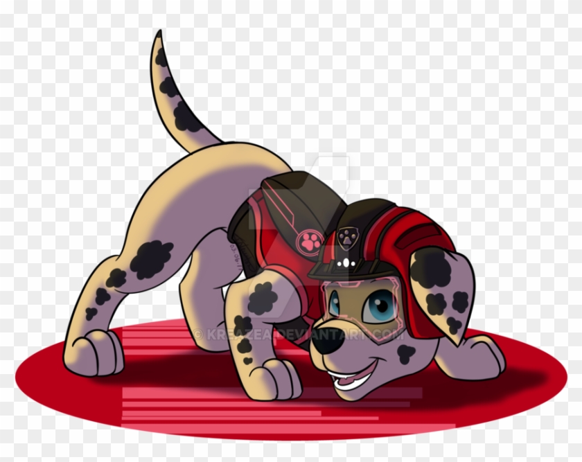 Paw Patrol Marshall Png - Marshall Paw Patrol Fan Art Clipart #327190