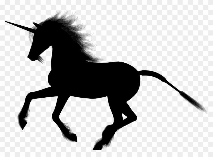 Unicorn Fantasy Animal - Horse Minimalist Png Clipart