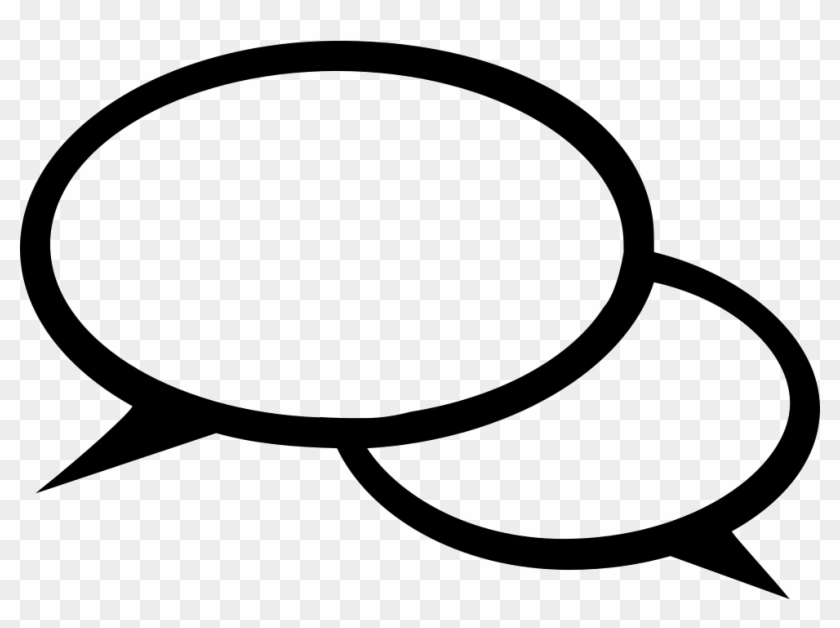 Speech Bubble Clipart Oval - Icon - Png Download