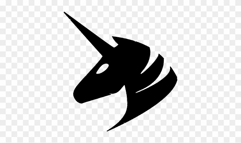 Unicorn Condom Logo - Black Unicorn Logo Png Clipart #327470