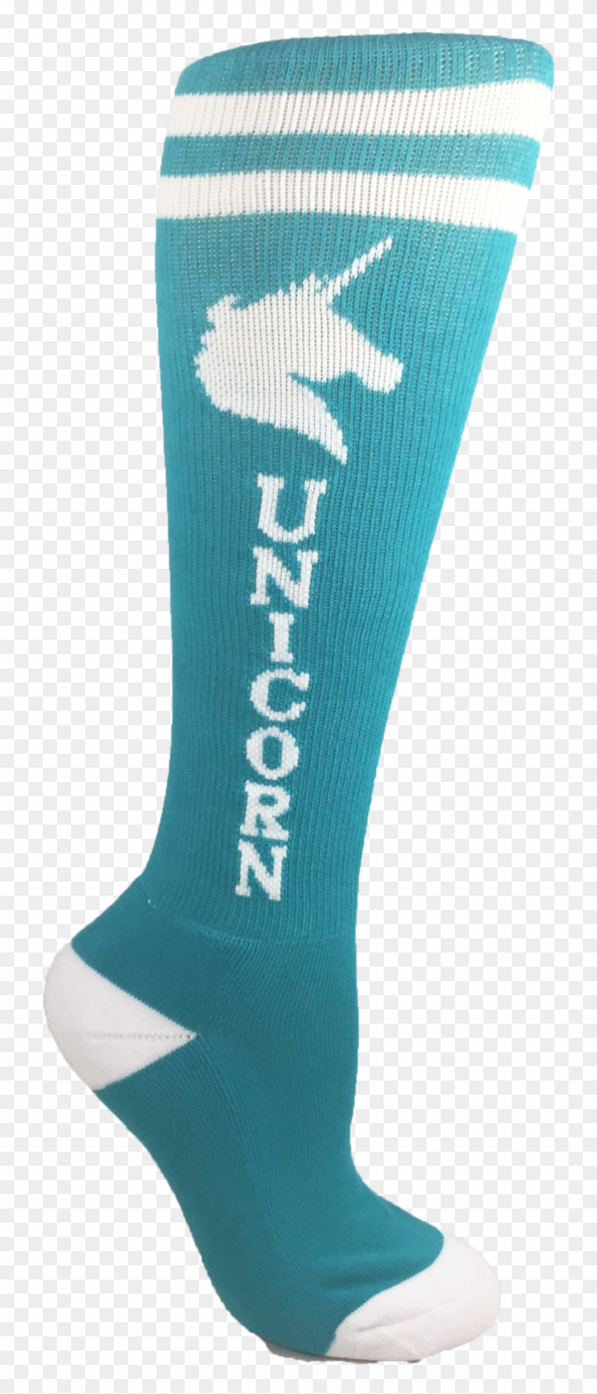 Colored Body Super Unicorn - Hockey Sock Clipart #327472