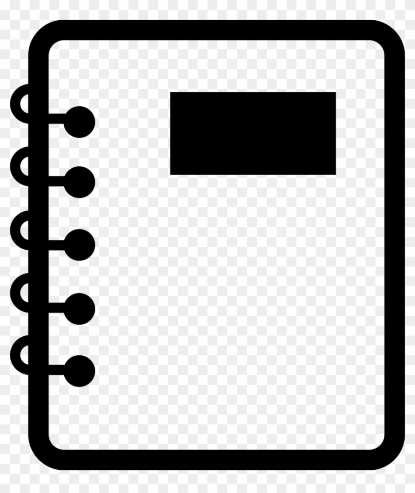Notebook Of Paper With Spring Comments - Notebook Free Icon Clipart #327516