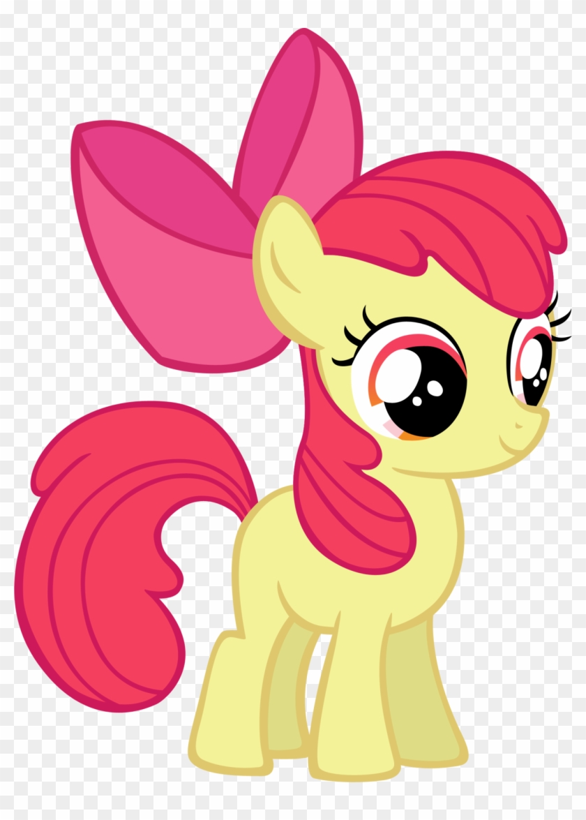My Little Poney If Toi Could Have A Unicorn Horn Ou - Apple Bloom Pony Clipart #327539
