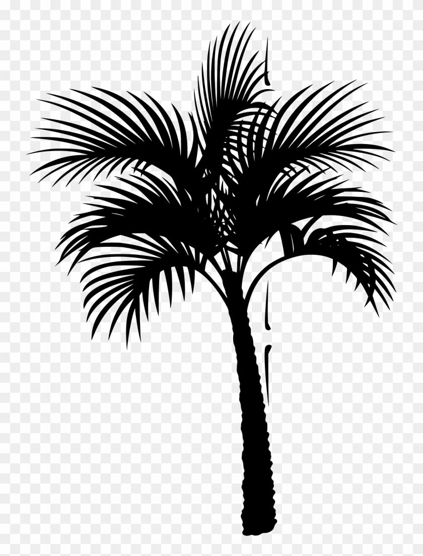 Coconut Tree Vector , Png Download - Dates Tree Vector Png Clipart #327734