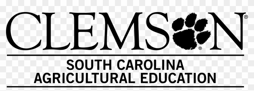 Sc Ag Ed Black Paw - Clemson Tiger Paw Clipart