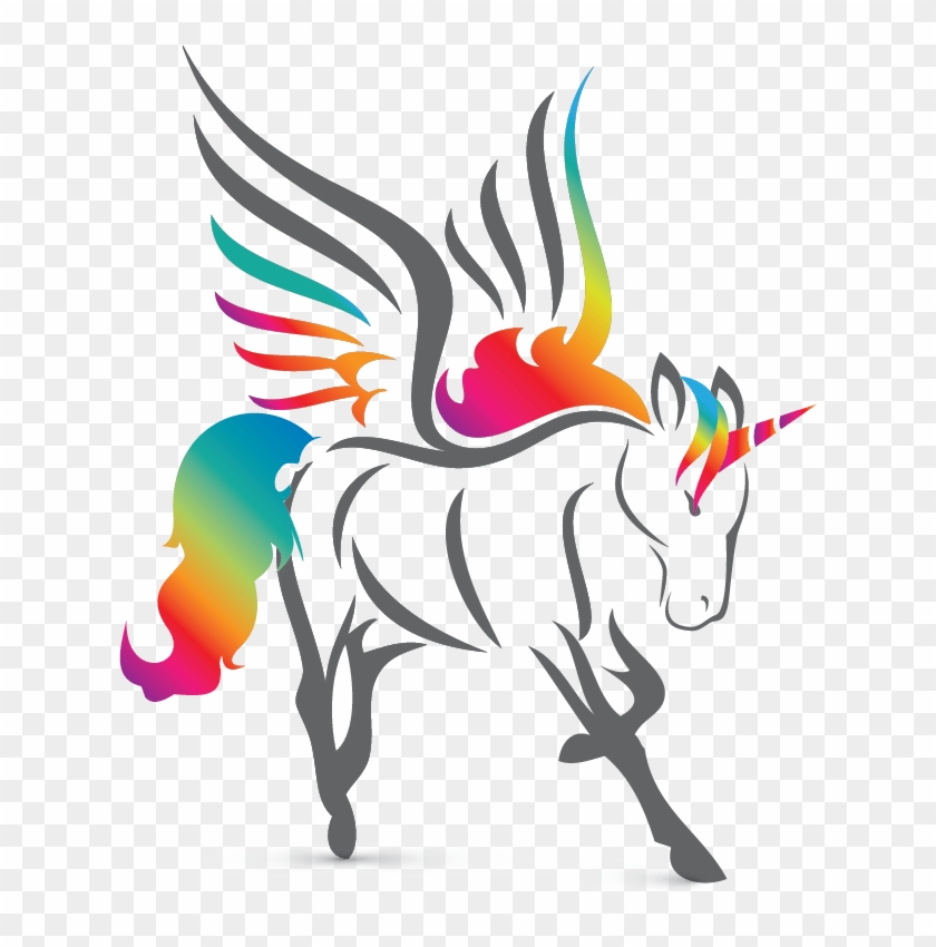 Online Maker Free Templates Horse Logos - Unicorn Logo Png Clipart #327790