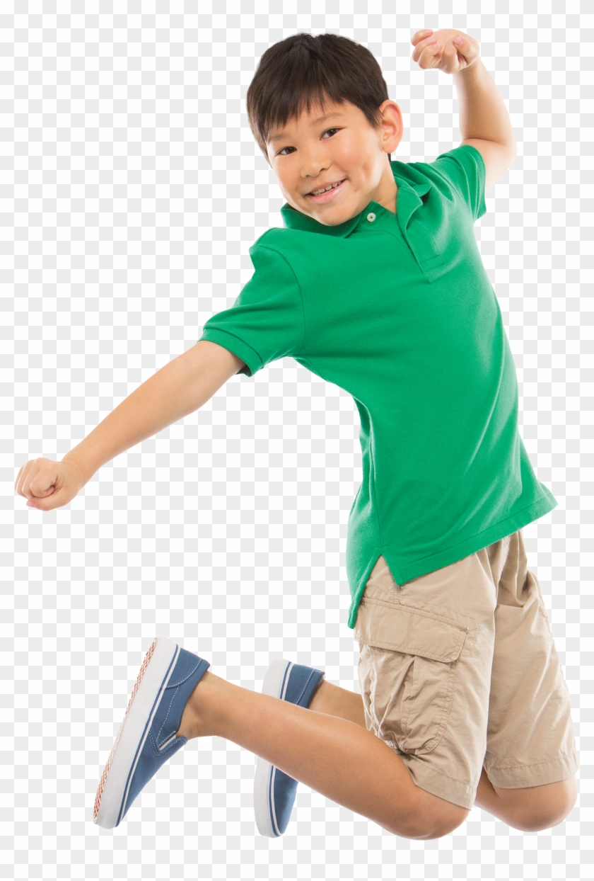 Kid's - Transparent Kids Jumping Clipart