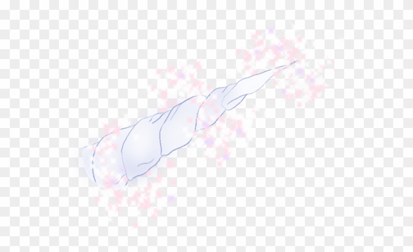Unicorn Horn - Drawing Clipart