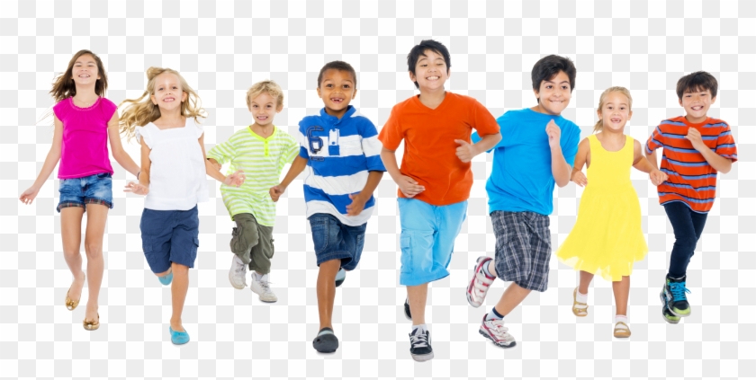 Children Running, Kids Clipart Png File - School Age Kids Transparent Png