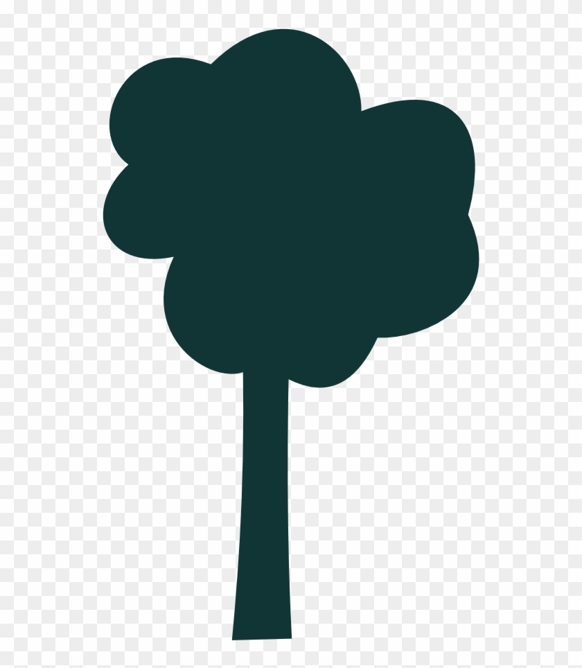 Simple Tree Outline Clipart Pikpng