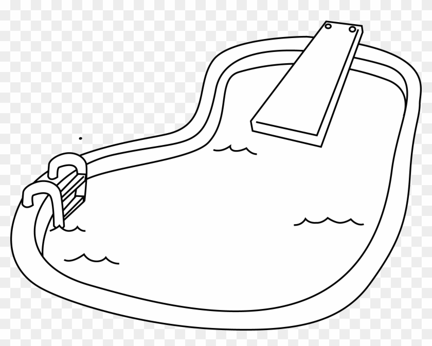 Clip Art Images - Swimming Pool Black And White Clipart - Png Download