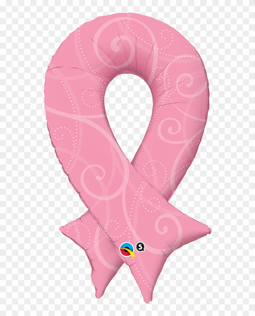 39" Shape Packaged Pink Ribbon Filigree - Welcome Baby Clipart #328306