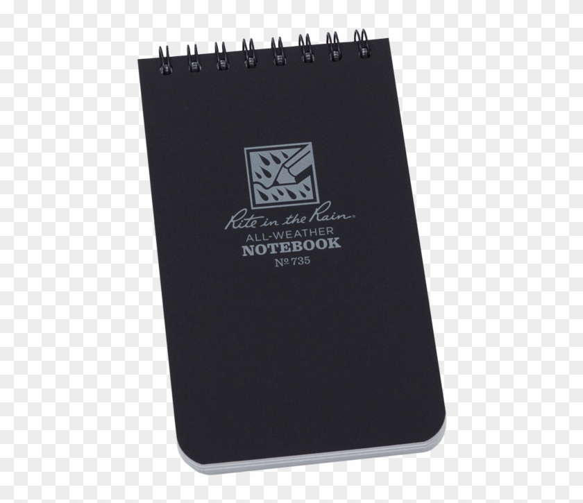 Rite In The Rain Midnight Top Spiral Pocket Notebook - Notebook Large Spiral Bound Top Clipart #328378
